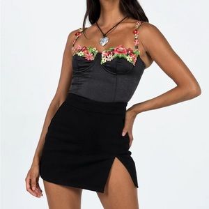 The Lola Mini Skirt Black